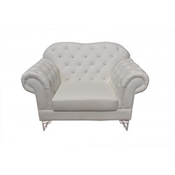 LOREN armchair, white...