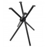 CLEO Table base, metal, black, base 49x49 cms, height 75 cms