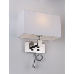 CAROLI wall lamp, chromed,...