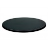 Table top Werzalit SM, BLACK 55, 60 cms in diameter