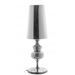 LOUVRE table lamp, chromed,...
