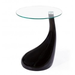 PEAR NEW table, low, black,...