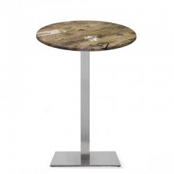 RHIN Table, high, stainless...