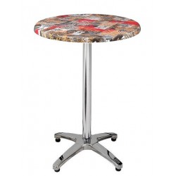 ROMA table, high, aluminum,...