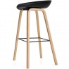 DANTE NEW (SU) bar stool, metal, black polypropylene