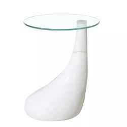PEAR table, low, white,...