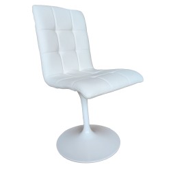 IVONNE chair, white metal,...
