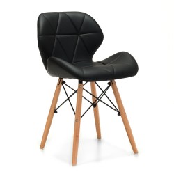 BAMBOLA chair, wood, black...