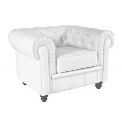 CHESTER NEW Armchair, white...