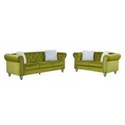 CHESTER STYLE sofas set, 3...