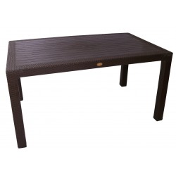 FARO table, chocolate brown...