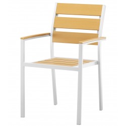 GARIBALDI armchair, white...
