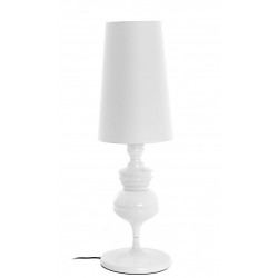LOUVRE table lamp, white,...