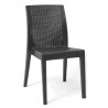 GLADY chair, stackable, anthracite polypropylene