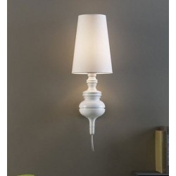 LOUVRE wall lamp, white,...