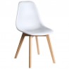 Cadeira MARAIS, madeira, branca
