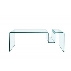 Mesa HARBOR, vidro, 120x60 cms