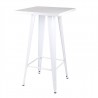TOL table, high, steel, white, 60x60 cms