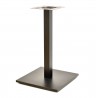 Base de mesa BEVERLY, tubo cuadrado, negra, base de 45 x 45 cms, altura 72 cms